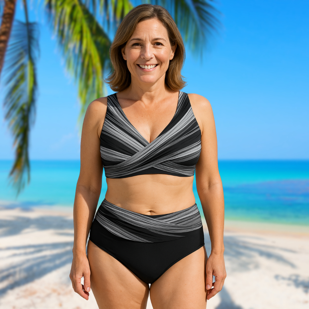 Vienne Noire™ | Fargerik og Formende Sommerbikini for Ekstra Selvtillit
