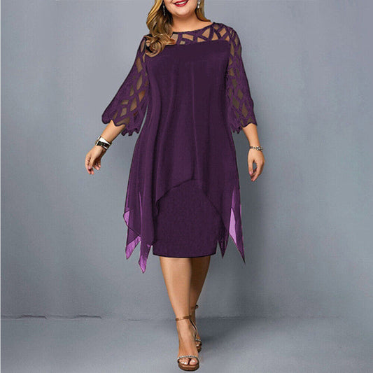 VIENNE NOIRE OVERSIZED MIDI KJOLE.
